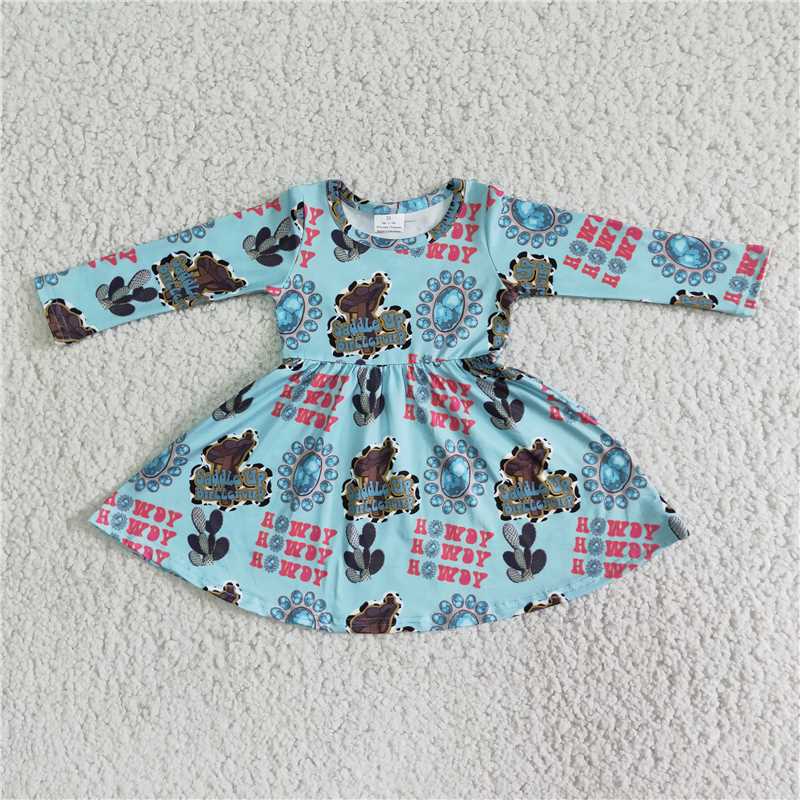 6 B13-9 Alphabet Blue Skirt