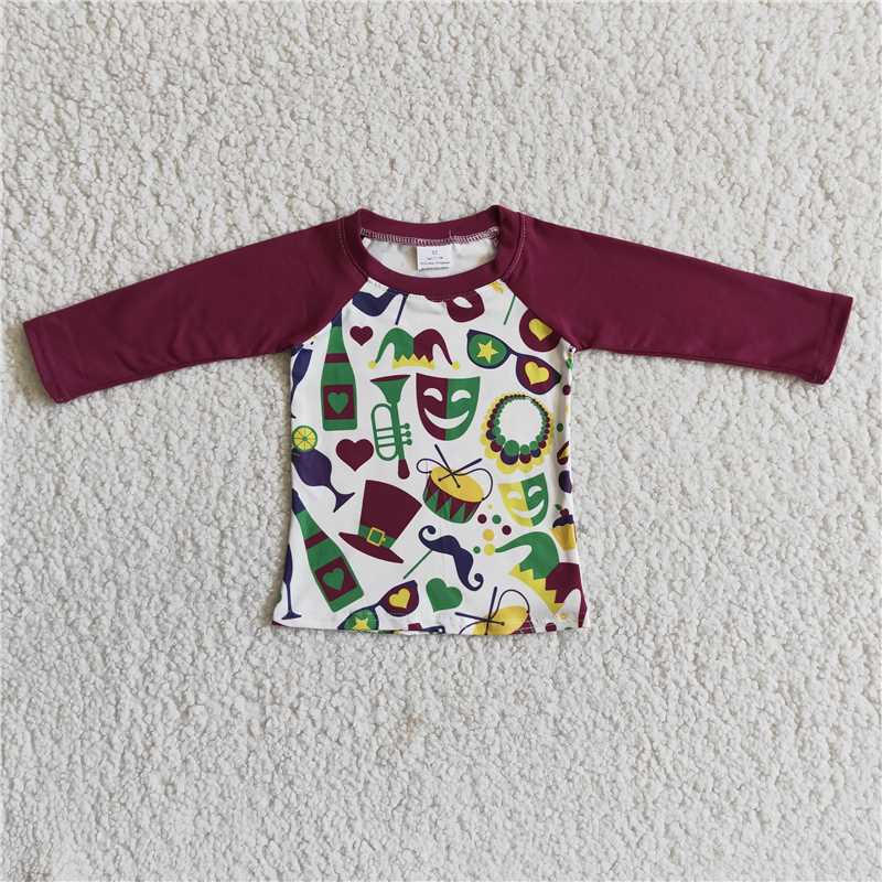 6 A20-5 Purple Long Sleeve Top