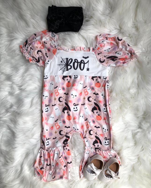 SR0091 BABY GIRLS HALLOWEEN ROMPER