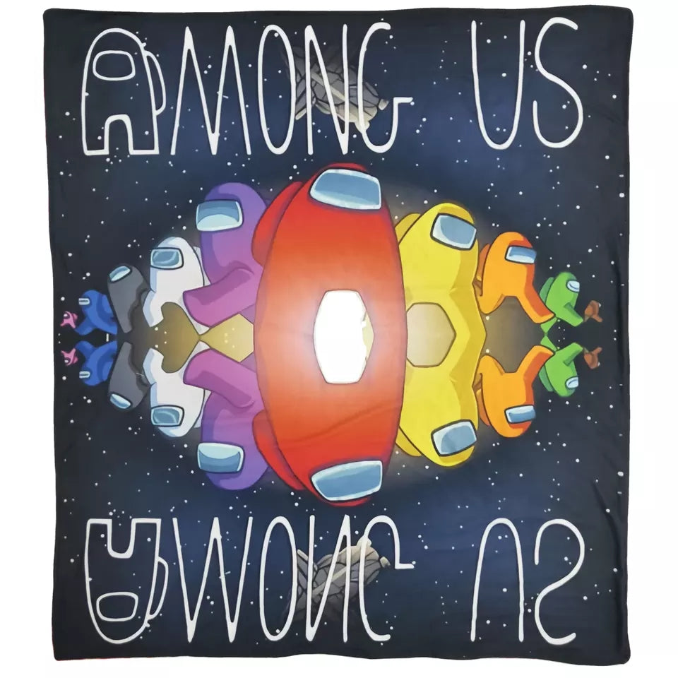 6 A12-1 cartoon red baby blanket