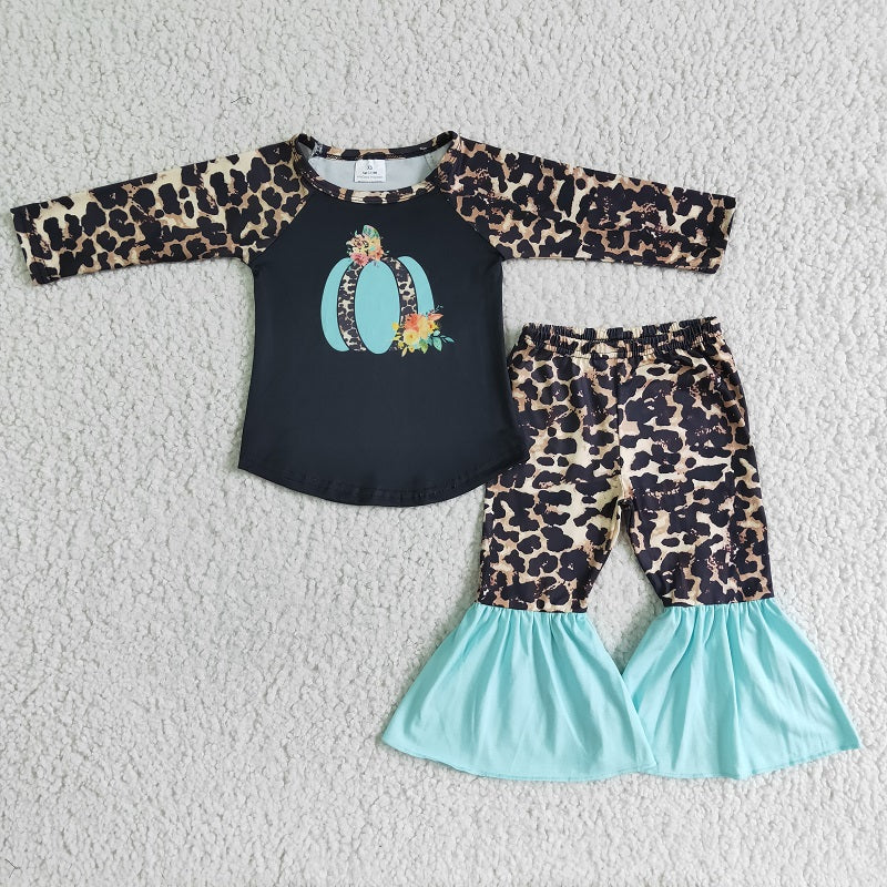 6 A13-15 Blue Pumpkin Leopard Pants Set D 7.26