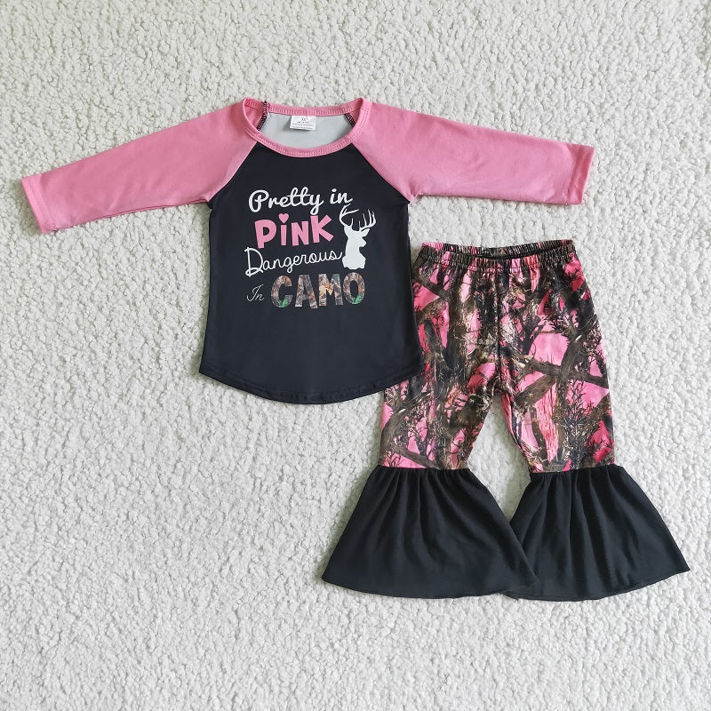 6 A24-12 letters print long sleeve baby girls set D 8.7
