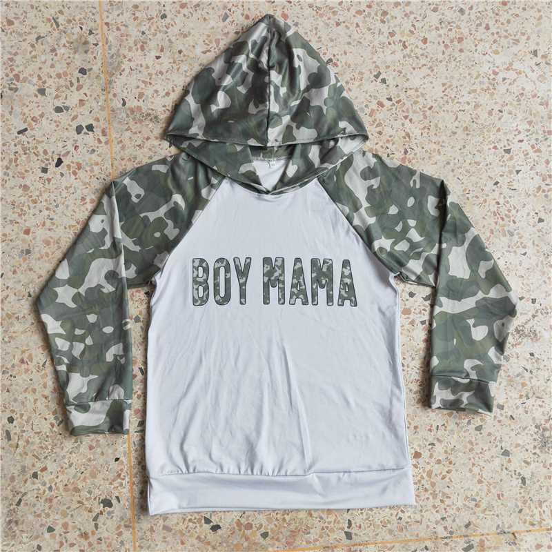 6 A29-5 Girl BOY MAMA Adult Long Sleeve Hoodie
