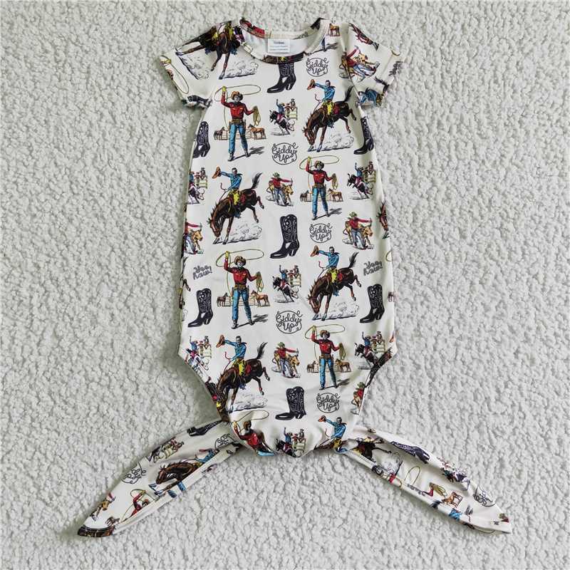 NB0005 baby riding short sleeve nightgown D 3.1