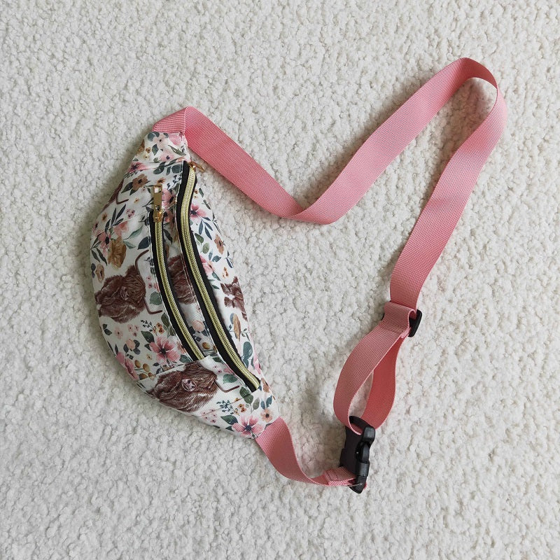 BA0006 Alpine Buffalo Pink Zip Belt Bag