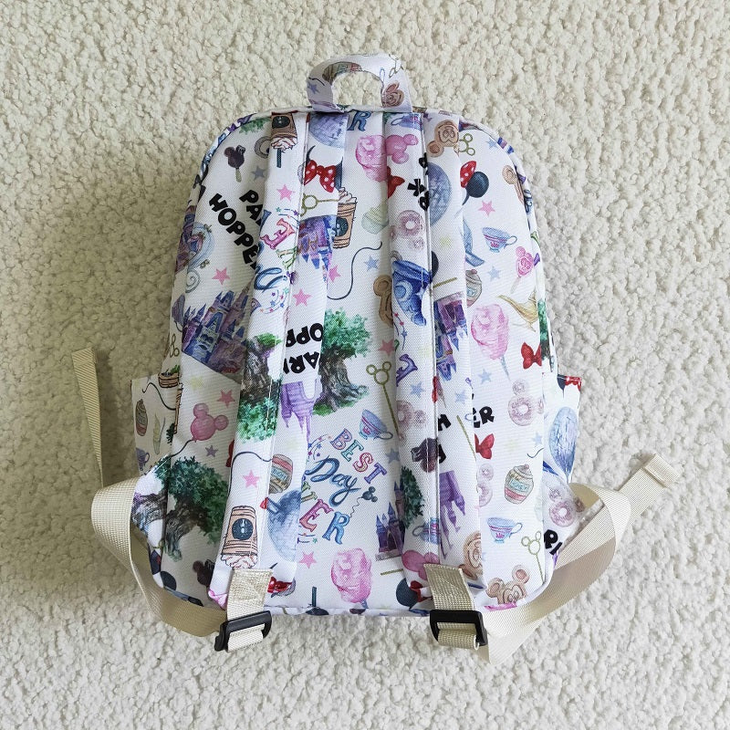 BA0010 cartoon print cute backpack bags