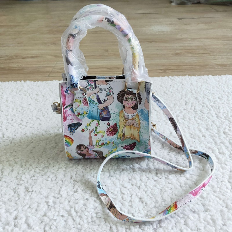 BA0017 cartoon print shoulder bag