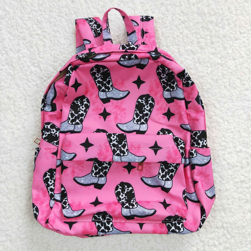 BA0037 boots pink backpack