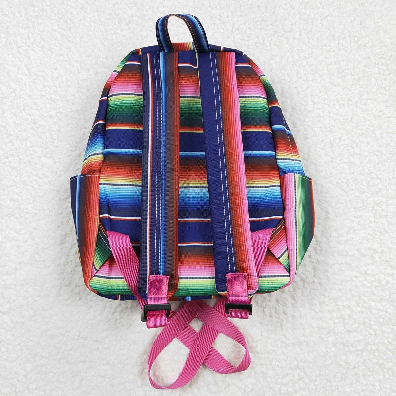 BA0039 Red and Blue Stripe Backpack