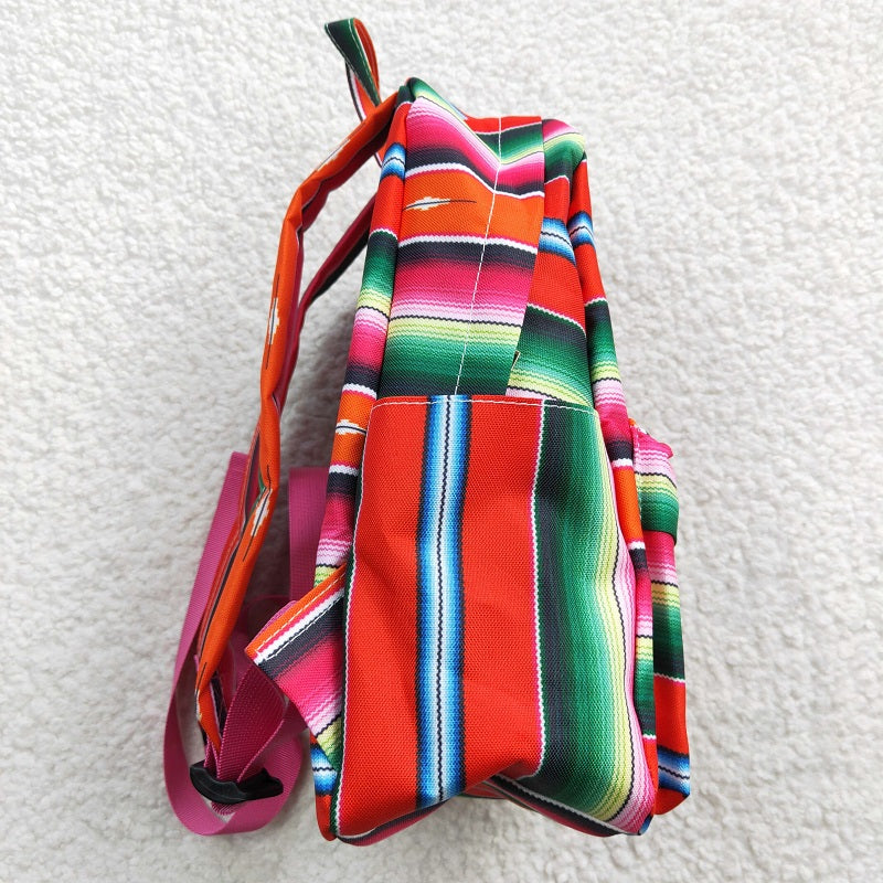 BA0040 Red and Green Stripe Backpack