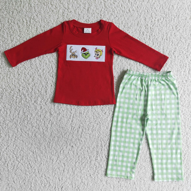BLP0006 KIDS BOYS CHRISTMAS CARTOON OUTFIT