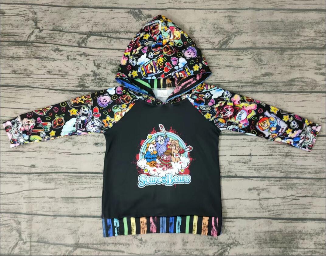 BT0059 boy cartoon long sleeve hooded top