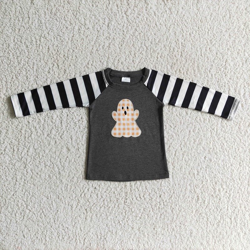 BT0063 KIDS BOYS HALLOWEEN GHOST TOP