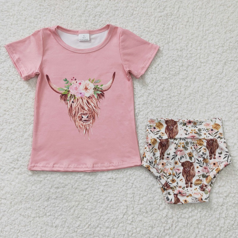 GBO0037 Alpine Gloria Pink Short Sleeve Brief Set