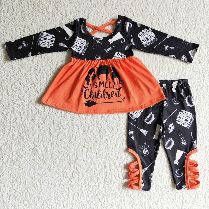 GLP0158 Halloween Cartoon Long Sleeve Outfit D 927