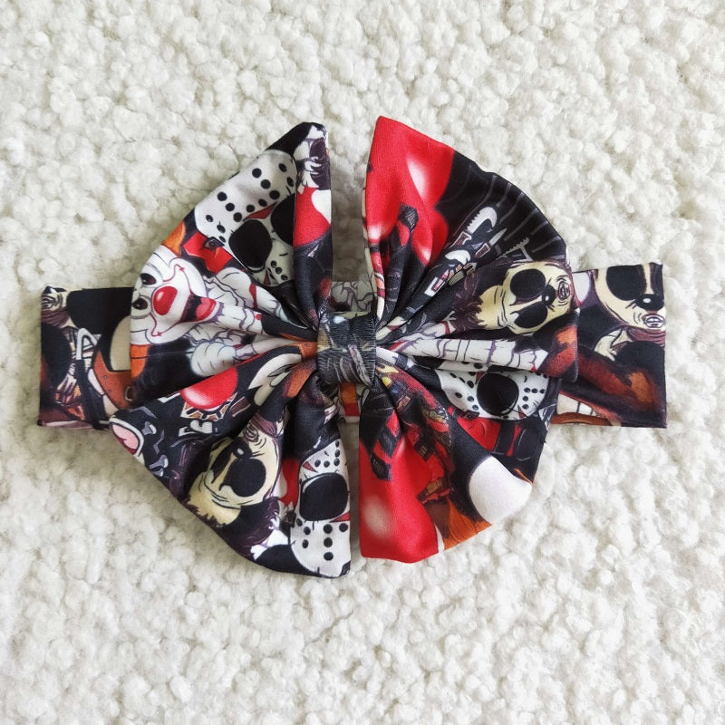 LR0032 Halloween Clown Cartoon Print Long Sleeve Briefs Set D 901