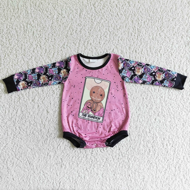 LR0090 THE PUMPKIN LONG-Sleeve Bodysuit