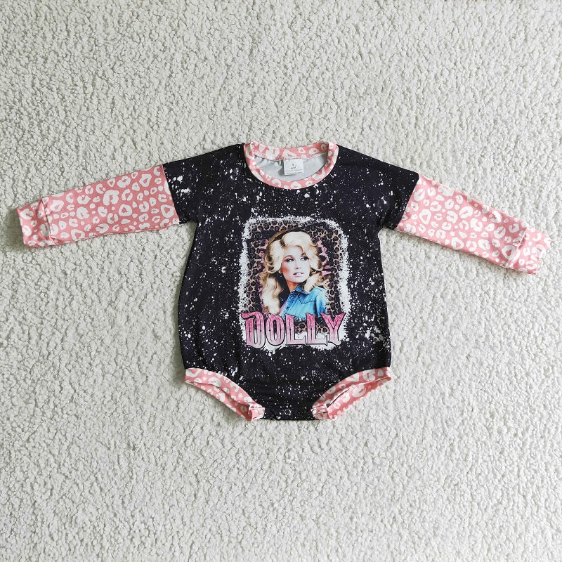 LR0180 girls long sleeve bodysuit