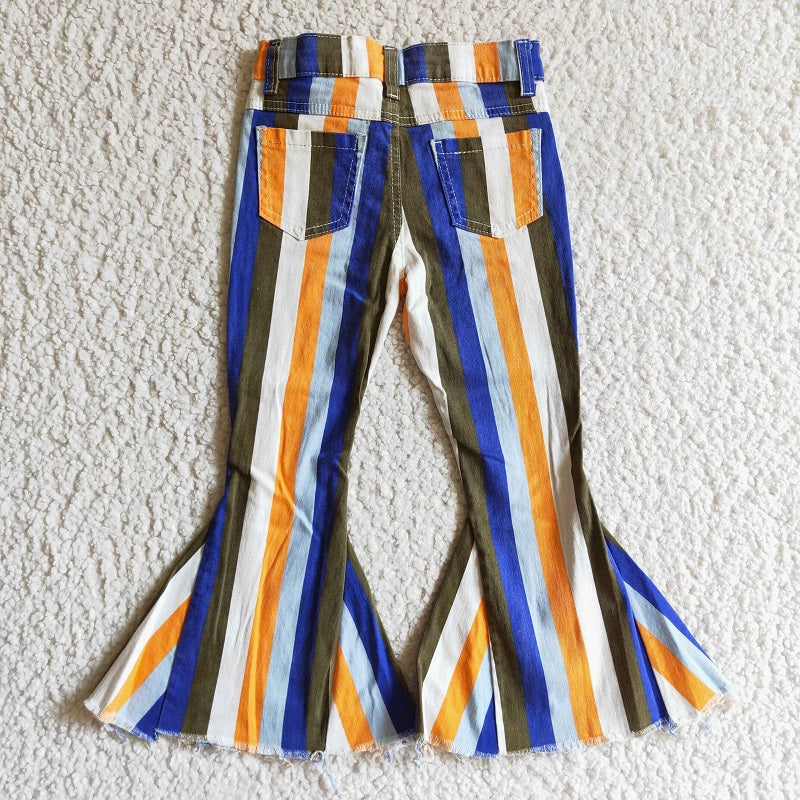 P0029 STRIPED DENIM PANTS