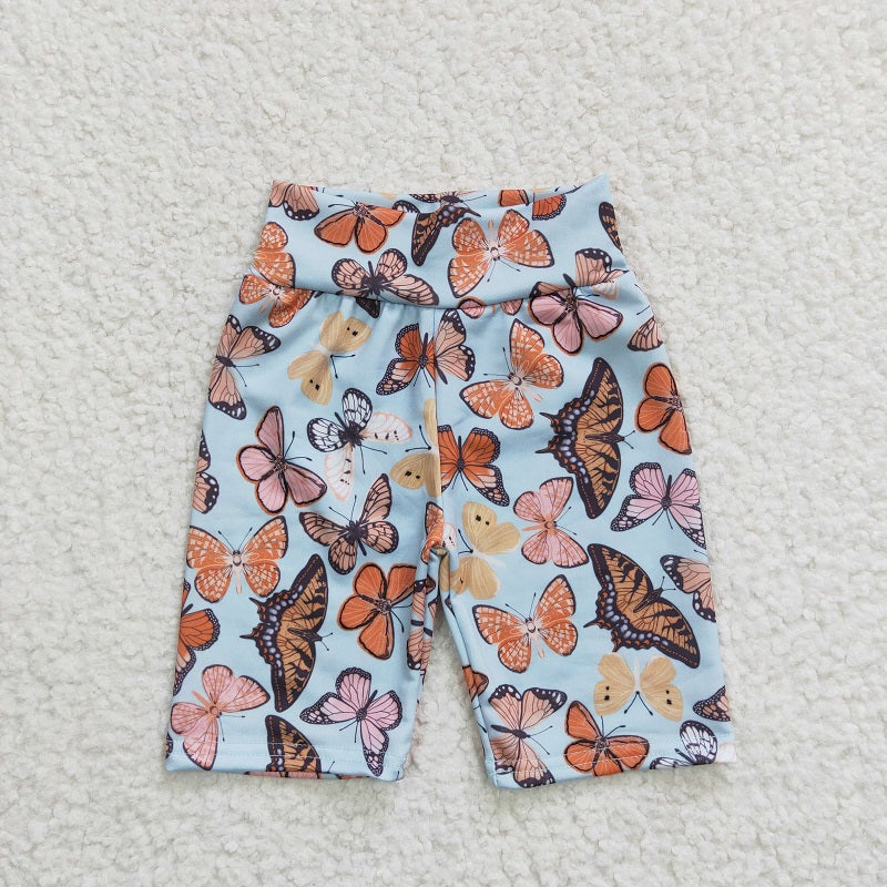 SS0031 Baby Girls Boys Blue Butterfly Cycling Pants Swim Pants