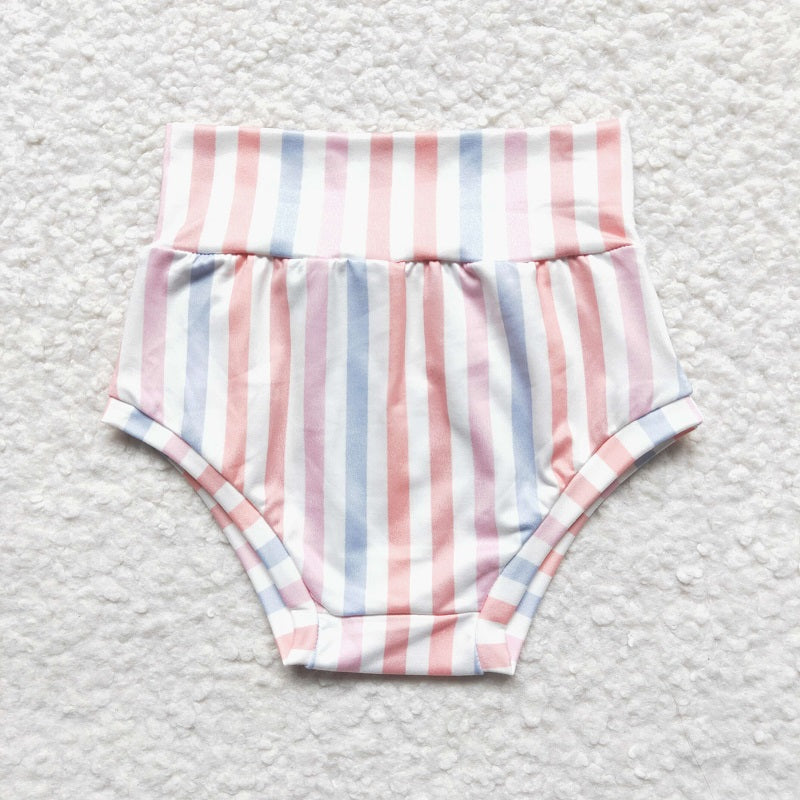 SS0044 Color Striped Milk Silk Bummies