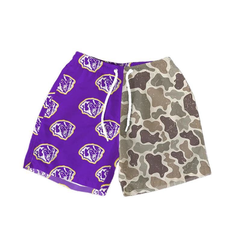 Custom order MOQ 5PCS kids BOYS merkel shorts camo