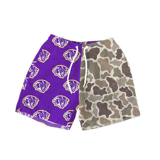 Custom order MOQ 5PCS kids BOYS merkel shorts camo