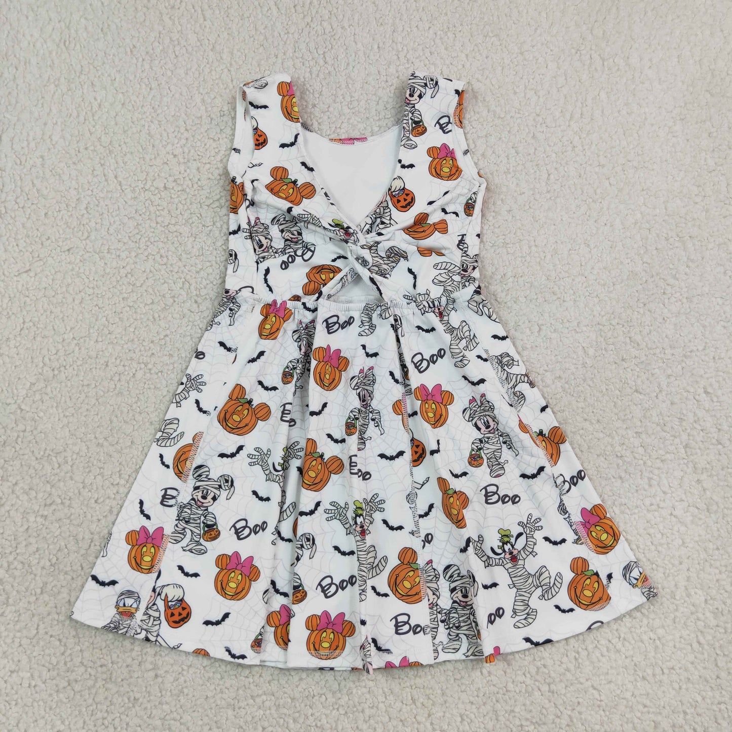 halloween pumpkin boo cartoon duck mouse athletic dress