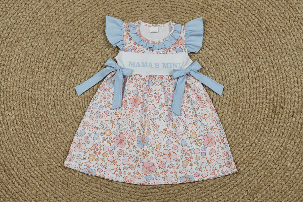 mama's mini floral dress