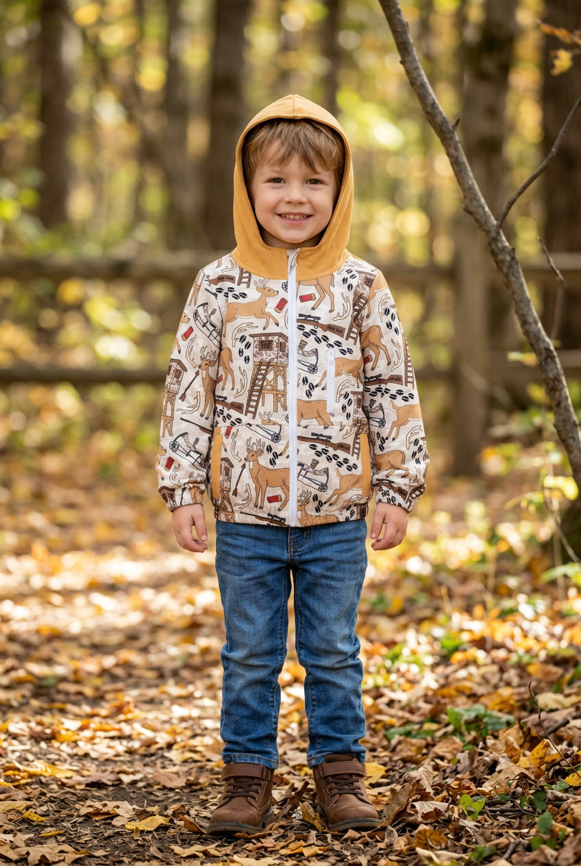 hunting buddy full zip hooded top