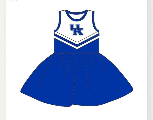 Custom order MOQ 3 sleeveless team cheerleader dress