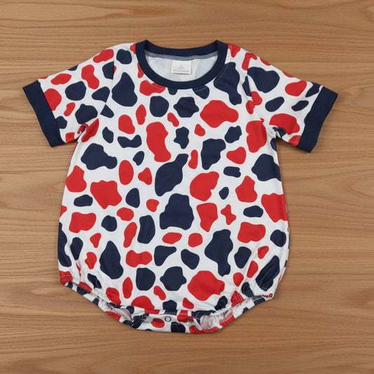 4th of july red white blue camo bubble
