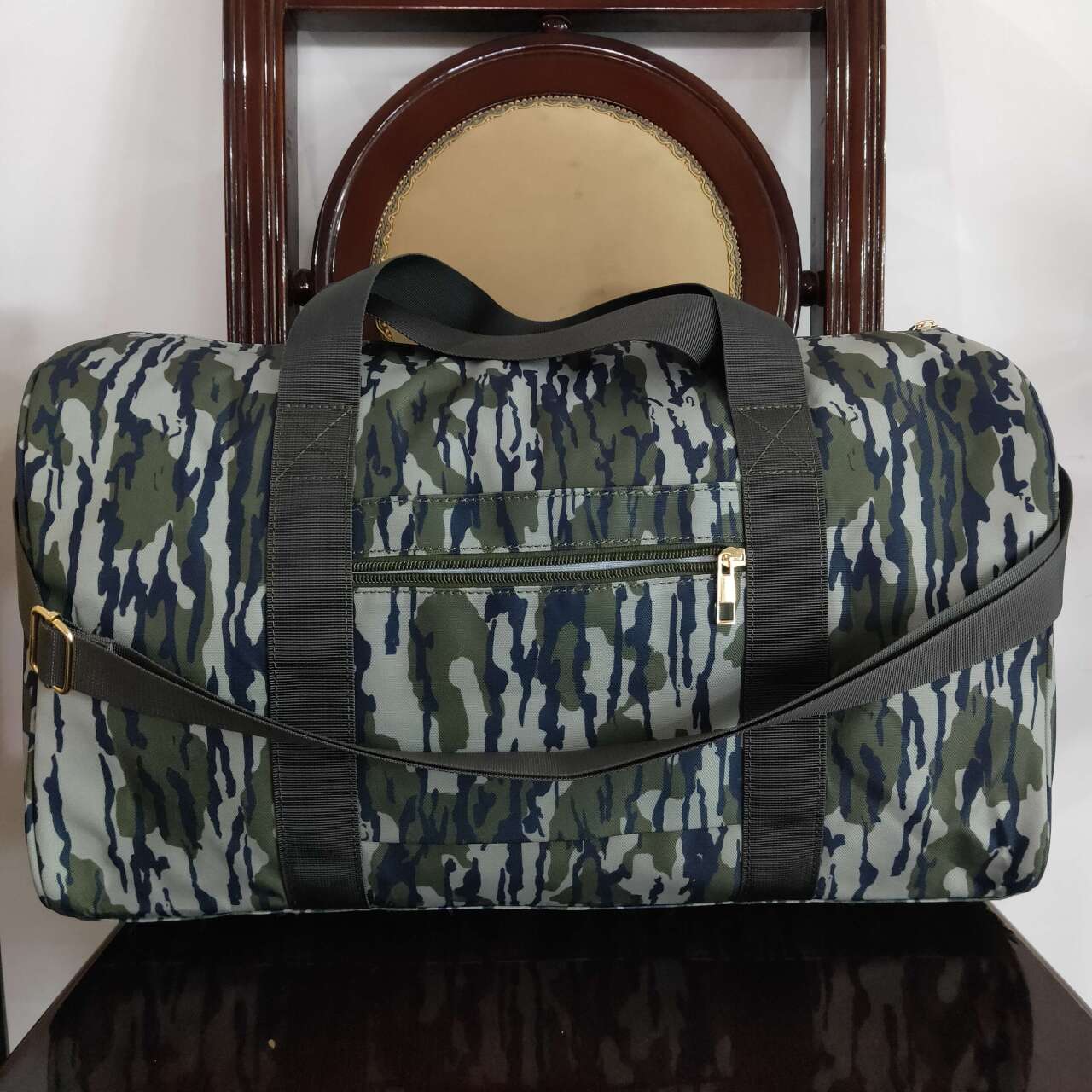 BA0159 Camouflage Army Green Gym Bag