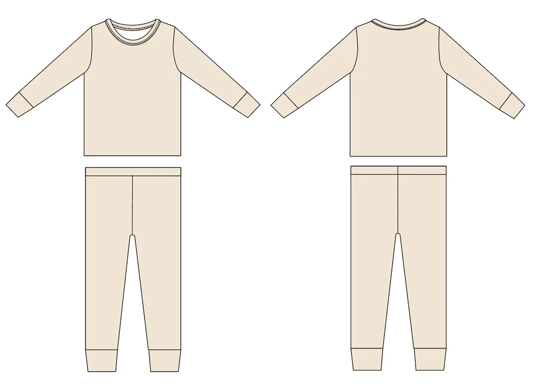 Custom order MOQ 3 one items Little Oat Clouds - Footless and Two Piece