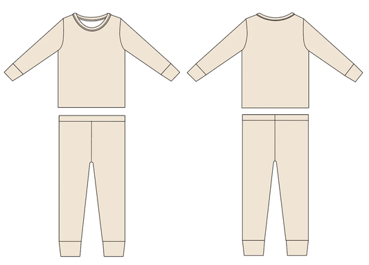 Custom order MOQ 3 one items Little Oat Clouds - Footless and Two Piece
