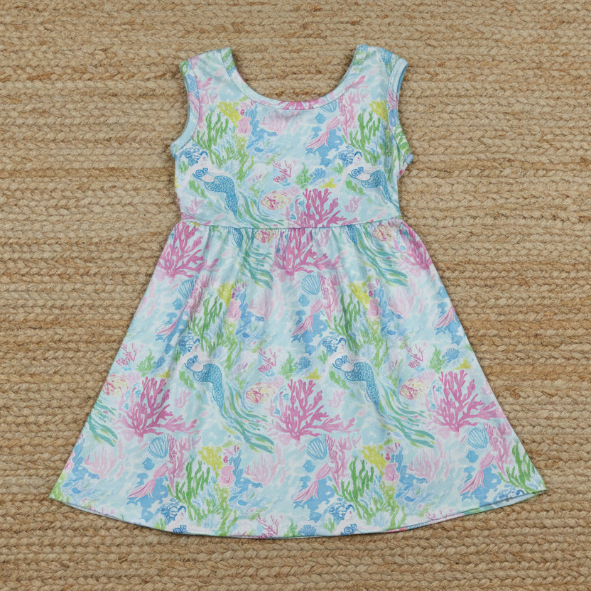 ocean sea mermaid dress