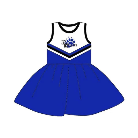 Custom order MOQ 3 sleeveless team cheerleader dress