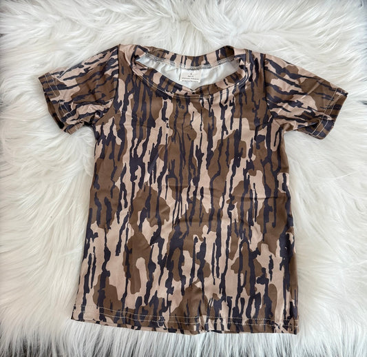 BT0623 Camouflage Army Green Short Sleeve Top D 8.4