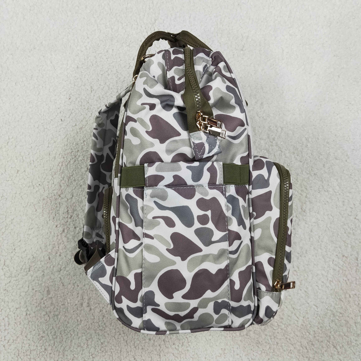 camo diaper backpack for kids