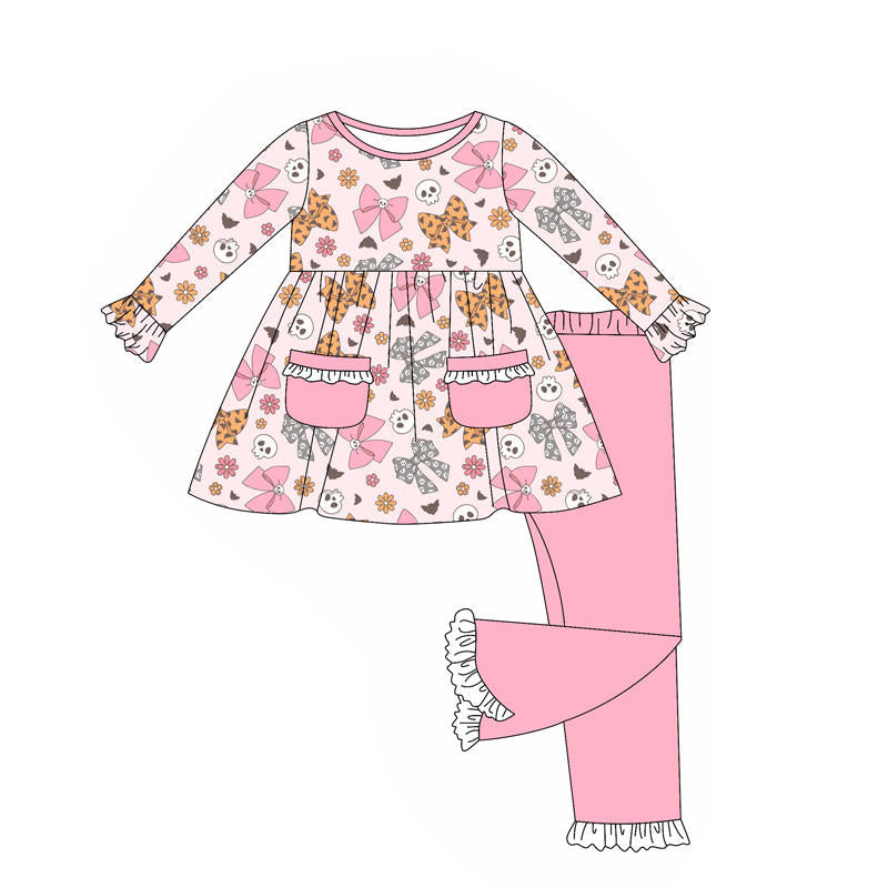 Pre order halloween coquette tunic pants set