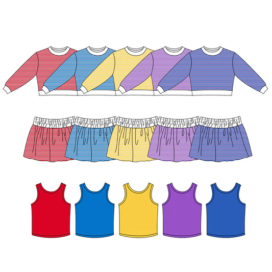 Pre order MOQ 5 EACH athletic 3 pieces set