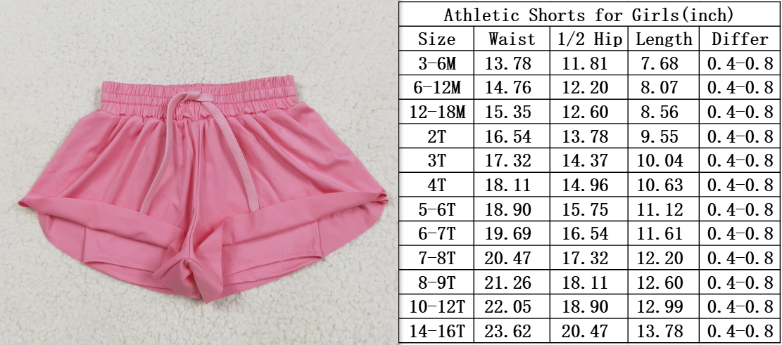 Match Hot Sale Baby Girls Colorful Skort Yoga Shorts Bottoms  D 6.3
