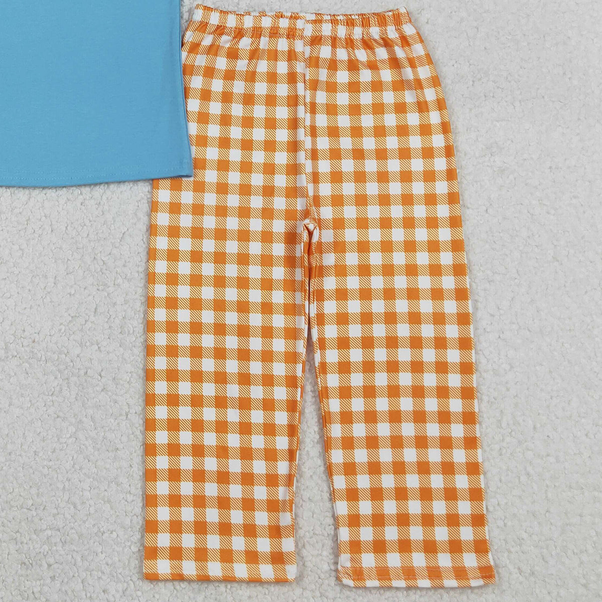 Embroidery I Love Basketball Baby Boys Outfit Set with Checked Pants Team Spirit Top for Little Fans