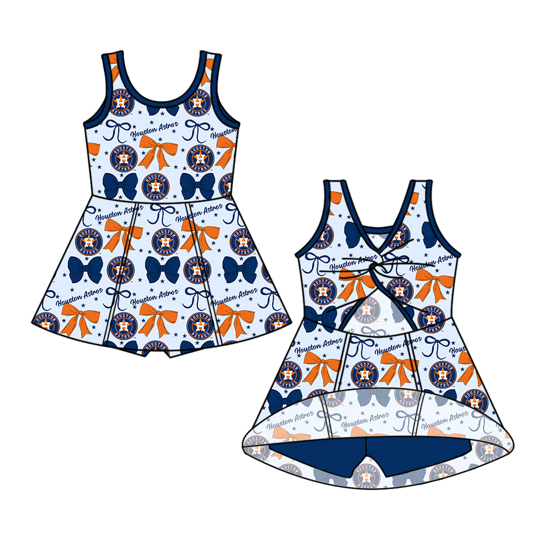 Custom match  Houston Astros baby girls boys clothes   D 6.17