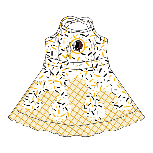 Custom baby girl REDSKINS team dress D 6.28