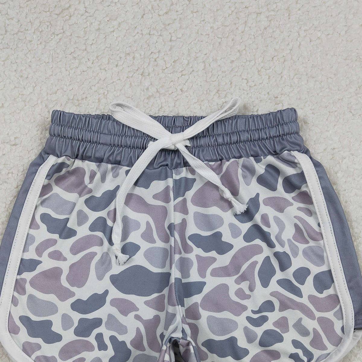 Baby Girls Southern Southern Light Grey Camo Shorts Bottom Infant Clothing Outfit for Girls