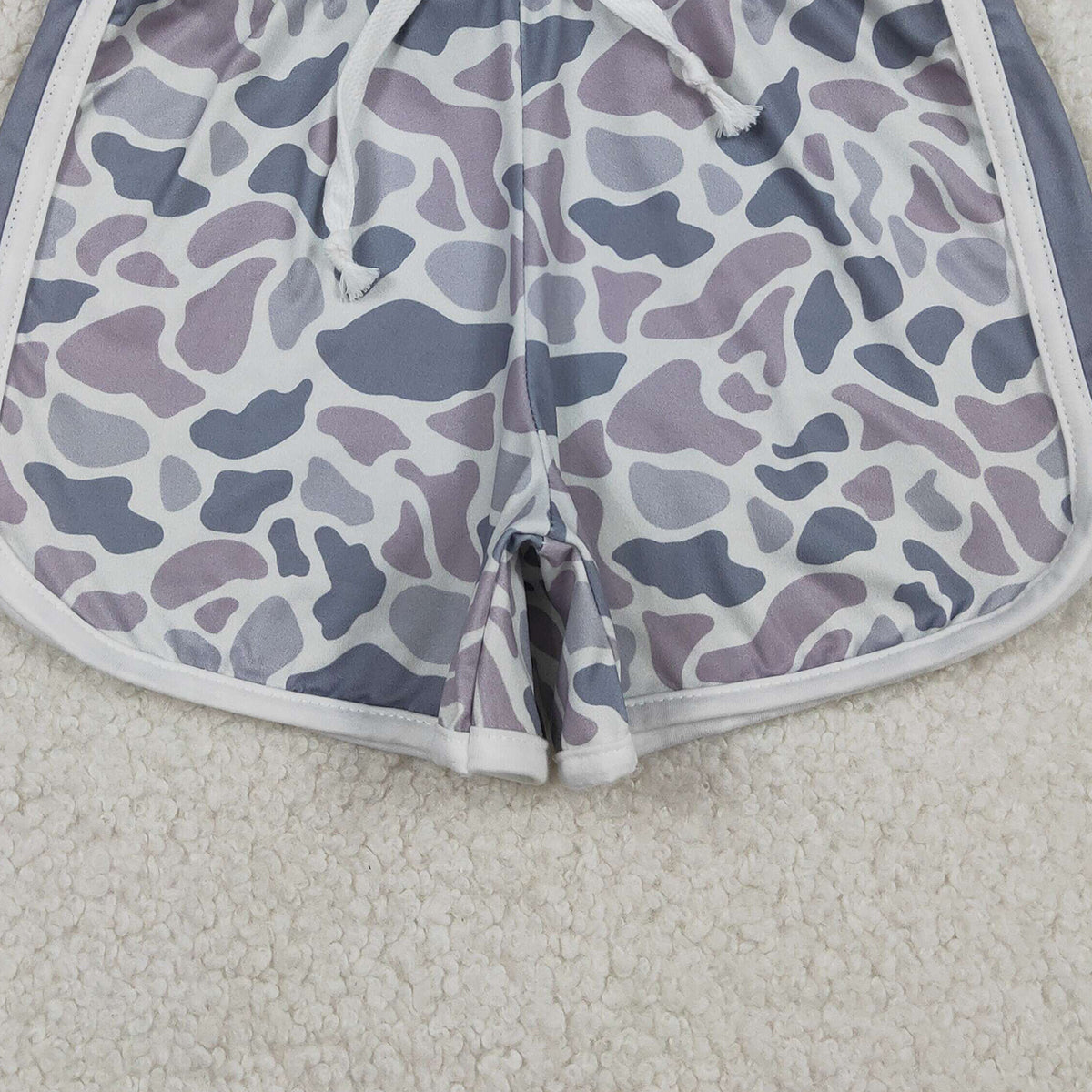 Baby Girls Southern Southern Light Grey Camo Shorts Bottom Infant Clothing Outfit for Girls