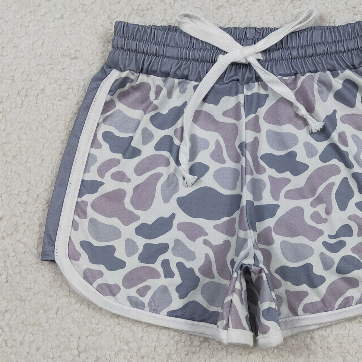 Baby Girls Southern Southern Light Grey Camo Shorts Bottom Infant Clothing Outfit for Girls