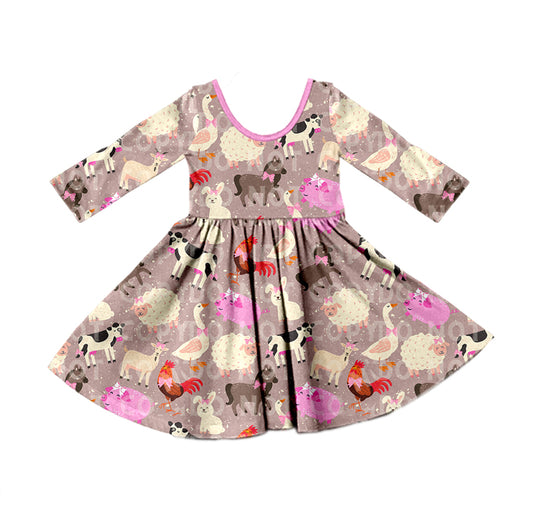 Custom baby girls dress MOQ3 2024 8.26