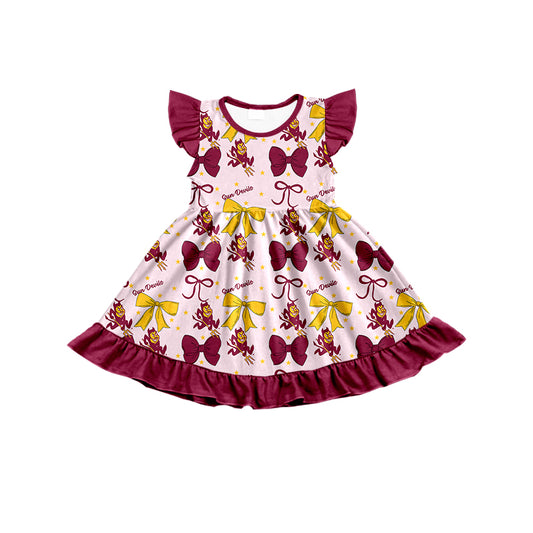Custom baby girl A team dress D 6.24